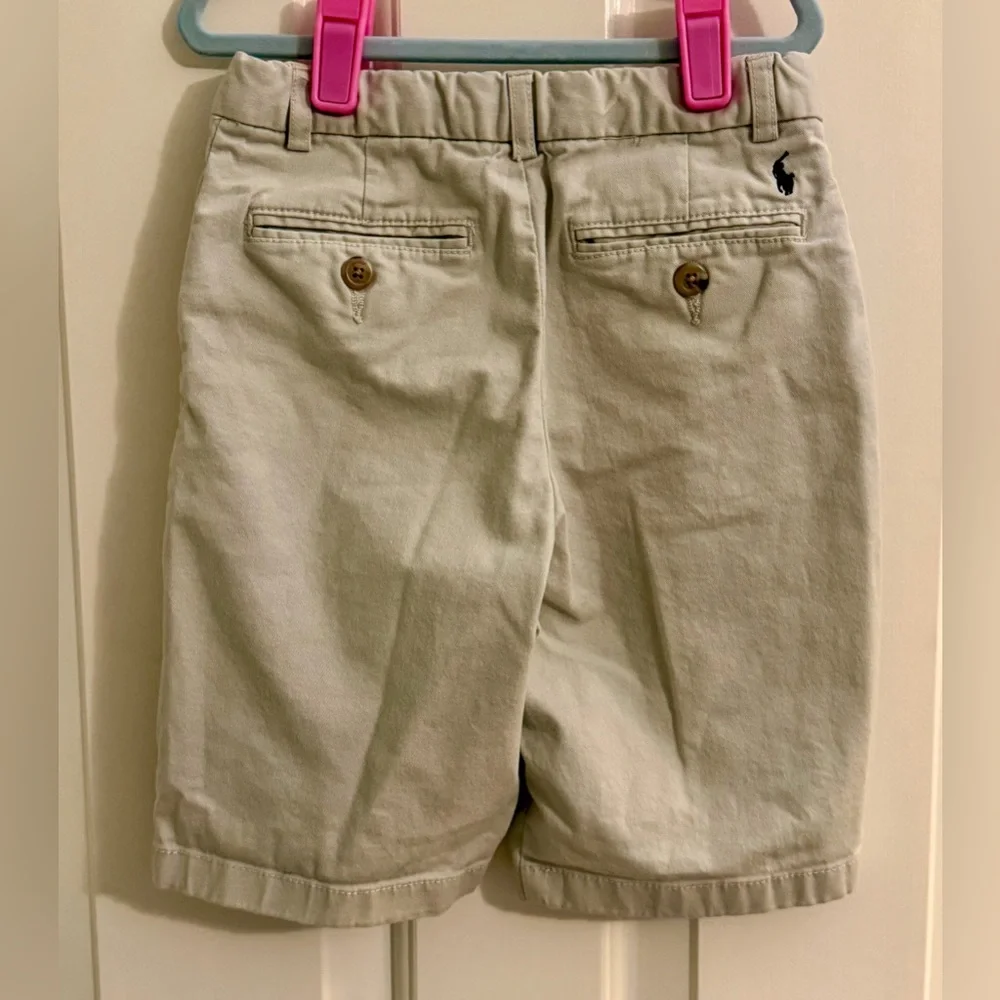 Ralph Lauren Kids Beige Twill Shorts